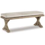 Beachcroft Outdoor Bench with Cushion - Image 2
