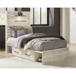 Cambeck Twin Panel Bed with 2 Storage Drawers - Image 3