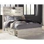 Cambeck Full Panel Bed with 2 Storage Drawers - Image 3