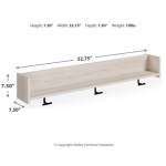 Socalle Wall Mounted Coat Rack with Shelf - Image 7