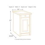 Bolanburg Chairside End Table with USB Ports & Outlets - Image 5