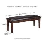 Haddigan Dining Bench - Image 5