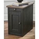 Tyler Creek Chairside End Table with USB Ports & Outlets - Image 3