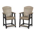 Fairen Trail Outdoor Counter Height Bar Stool (Set of 2)