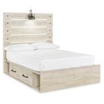 Cambeck Full Panel Bed with 2 Storage Drawers - Image 2