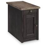 Tyler Creek Chairside End Table with USB Ports & Outlets - Image 2