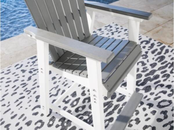Transville Outdoor Counter Height Bar Stool (Set of 2) - Image 7