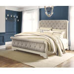 Realyn King/California King Upholstered Sleigh Footboard
