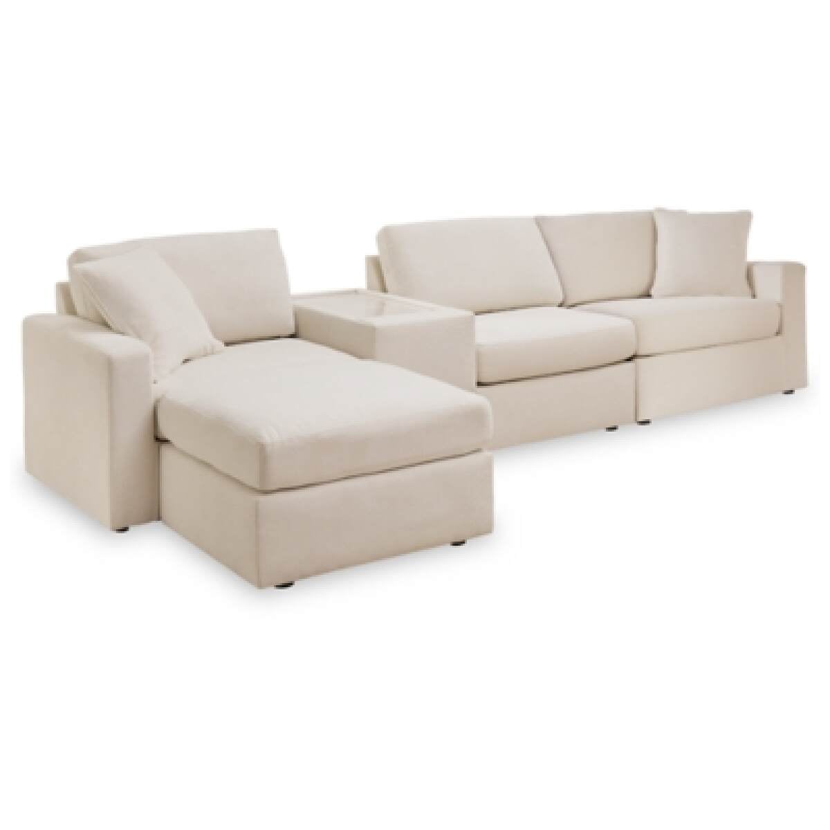 85efd3e524079b3aba43b4f61c8ce7d7 Modmax 4-Piece Sectional and Ottoman - Image 1