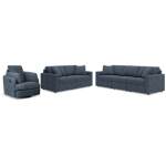 Modmax 3-Piece Sectional Sofa, 2-Piece Sectional Loveseat and Swivel Glider Recliner