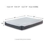 10 Inch Chime Elite Twin Memory Foam Mattress in a box - Image 5