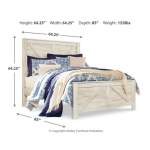 Bellaby Queen Crossbuck Panel Bed - Image 5