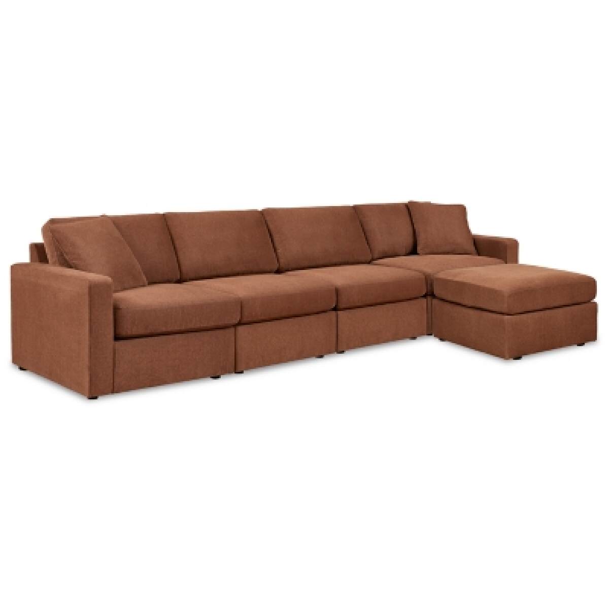 d3bdfd34ce0e8c81c54250f83b5bb226 Modmax 4-Piece Sectional and Ottoman - Image 1