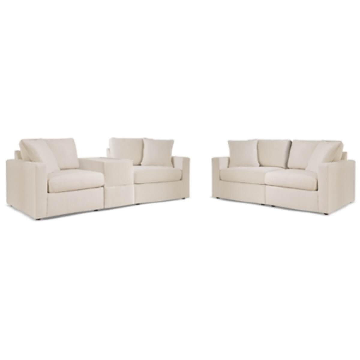 f09a314c6d29f14b866ab6ee338164a6 Modmax 3-Piece Sectional Sofa and 2-Piece Sectional Loveseat - Image 1