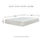 10 Inch Chime Memory Foam Twin Mattress in a Box - Image 6
