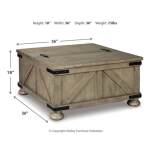 Aldwin Coffee Table With Storage - Image 5