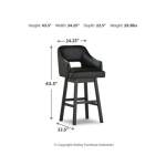 Tallenger Bar Height Bar Stool (Set of 2) - Image 5