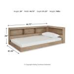 Oliah Twin Bookcase Storage Bed - Image 5