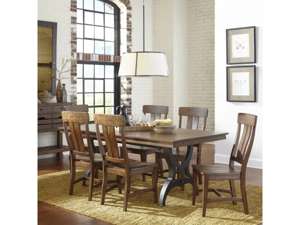 District 7pc. Dining Set Dining Sets Intercon Furniture