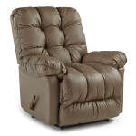 Brosmer - Overstuffed Pillow Biscuit Back Recliner With Padded Chaise Lounge. - 9MW87-1 - Image 3