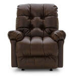Brosmer - Overstuffed Pillow Biscuit Back Recliner With Padded Chaise Lounge. - 9MW87-1 - Image 8