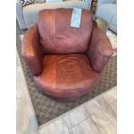 Best Tina Swivel Barrel Chair-Genuine Leather