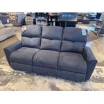 Lazboy Hawthorn Reclining Sofa-Navy