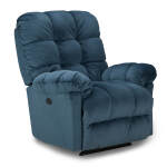 Brosmer - Overstuffed Pillow Biscuit Back Recliner With Padded Chaise Lounge. - 9MW87-1 - Image 4