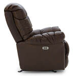 Brosmer - Overstuffed Pillow Biscuit Back Recliner With Padded Chaise Lounge. - 9MW87-1 - Image 9