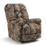 Brosmer - Overstuffed Pillow Biscuit Back Recliner With Padded Chaise Lounge. - 9MW87-1