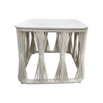 Alexa Outdoor Seating Side Table (stone top) - Image 3