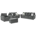 Stairatt Sofa, Loveseat, Chair and Ottoman