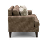 Lumira - Transitionally-styled Sofa W/ 2 Pillows - Dark Walnut - S21DW - Image 7