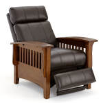 Tuscan - High Leg, Mission-style Recliner - Distressed Pecan - 2LP20DPLU - Image 3