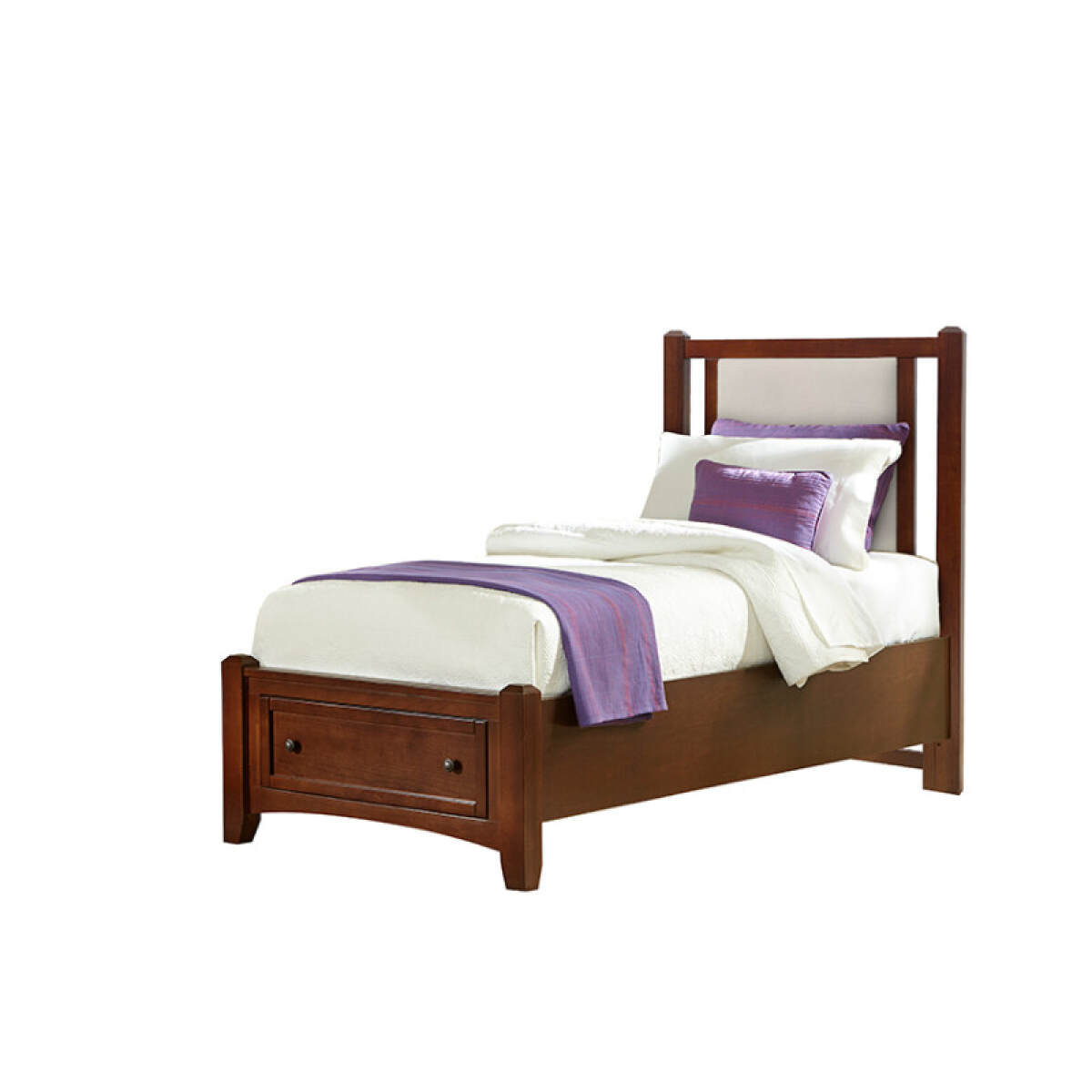 0102917a82d79ff3383d03f56511d765 Bonanza Twin Upholstered Storage Bed 3/3 - Linen - BB28-331-031-033B-302-333 - Image 1