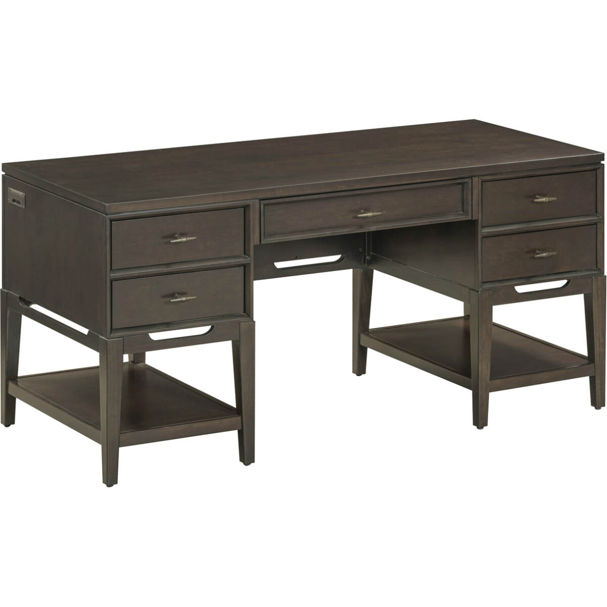 0330d33724224f41467f95d7ad3fb854 Sutton 64" Half Pedestal Desk - Image 1