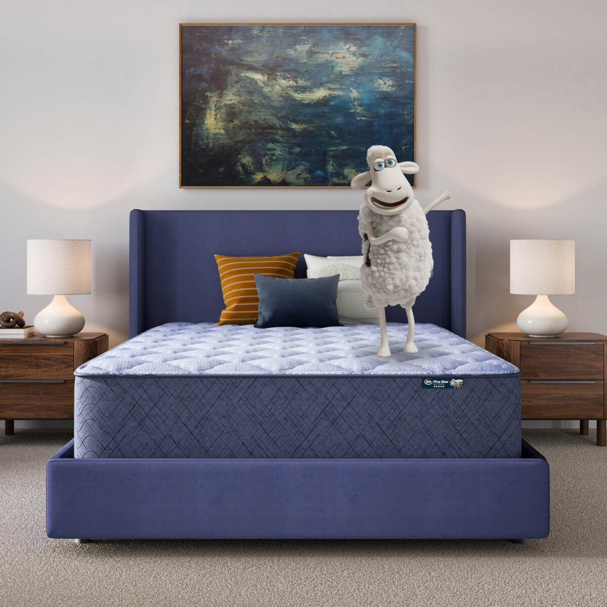 0468eeee0b702cd7922a15bb22977219 Serta Perfect Day 14" Plush Mattress in a Box -Full - Image 1
