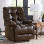 Brosmer - Overstuffed Pillow Biscuit Back Recliner With Padded Chaise Lounge. - 9MP84-1 - Image 6