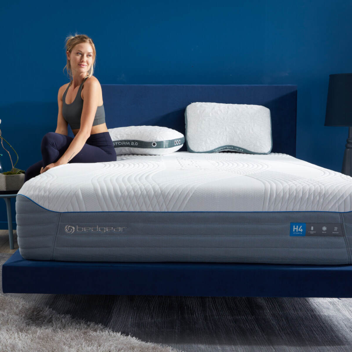 071aeb877e0d90a55ce92cf632af05e0 H4 Hybrid Mattress, Cal King - Image 1