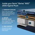 Serta® Iseries® Nxg™ Mattress - 2500 Hybrid Plush - Twin XL - Image 4