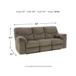 Alphons Reclining Sofa, Loveseat and Recliner - Image 18