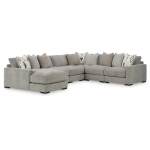Aslan Court 6-Piece Sectional with Chaise - Image 2