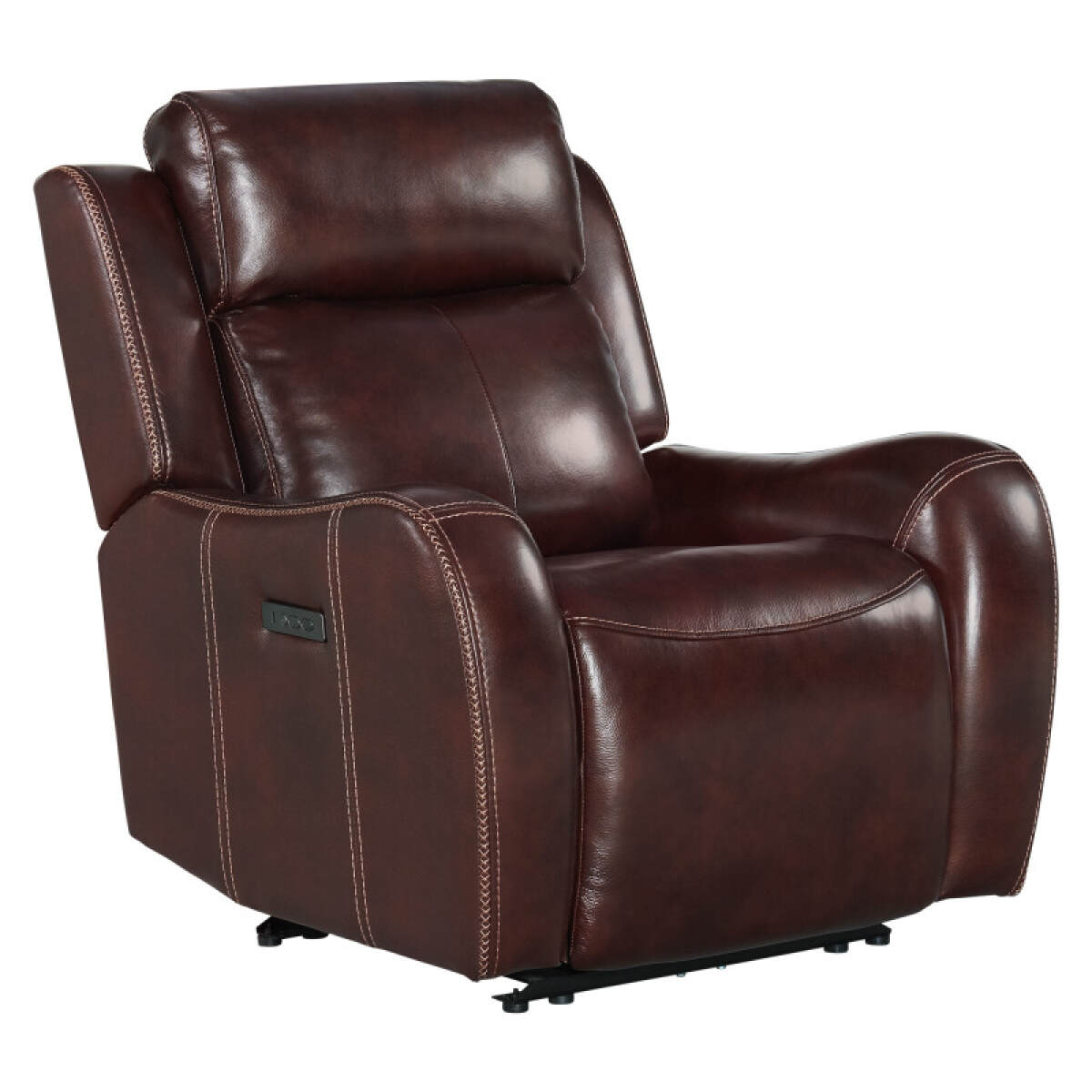 09026f5d9ff27b3051cade04284febd9 Wainwright Dual-Power Recliner | Reddish Brown - Image 1