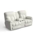 Morrison Power Reclining Loveseat W/ Headrest & Console