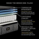 Beautyrest Black® Series One 12.5" Hybrid Plush Mattress -Cal King Split - Image 3