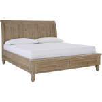 Cambridge Queen Sleigh Bed Hb - Image 6