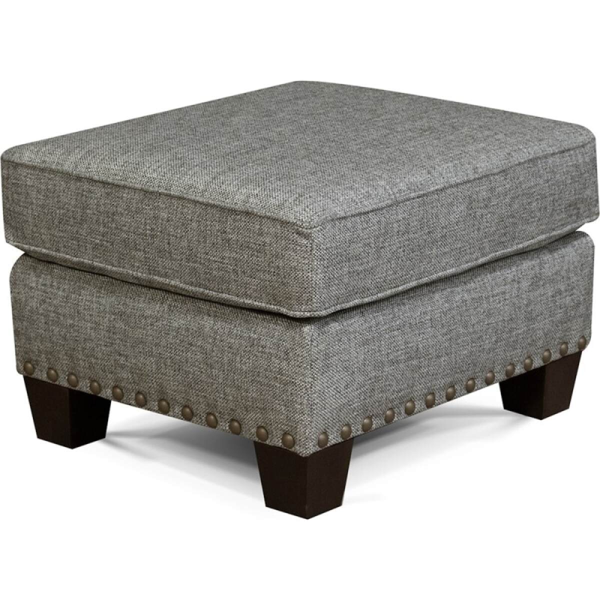 0c18e7614e863848a16d14f5ab1ef526 Salem Ottoman With Nails - Image 1