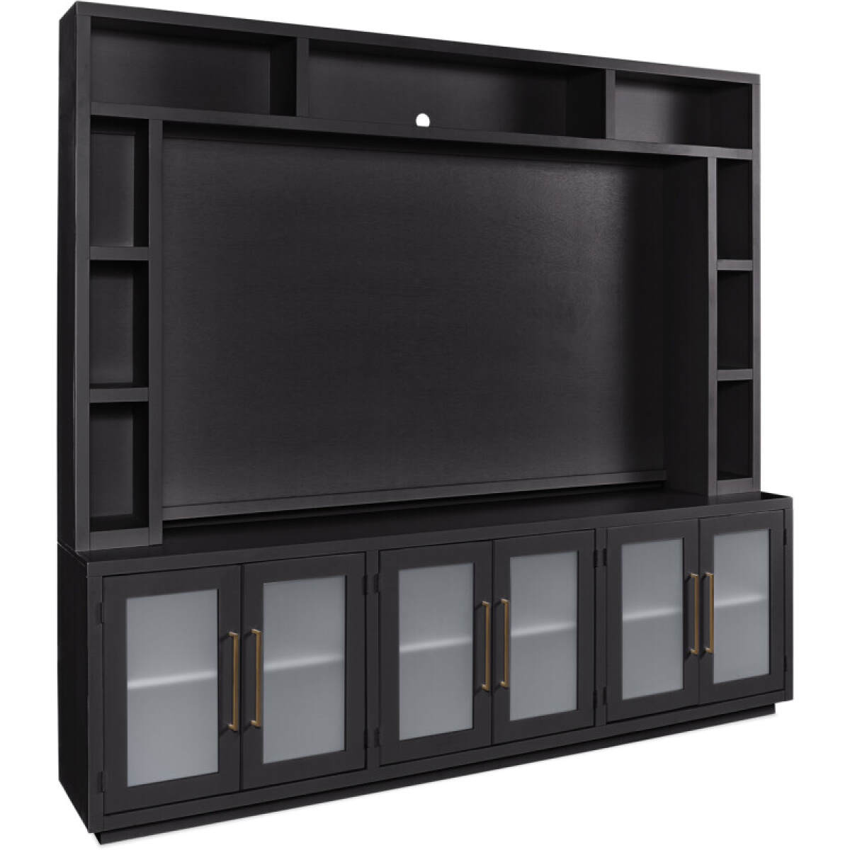 0c3cb6b651618facb3c7eaf013887388 Perry 97" Console & Hutch MAA1270H-BLK - Image 1