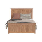 Oak Park Queen Captain's Bed w-9 Drawers | Taupe - Image 4