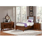 Bonanza Twin Upholstered Storage Bed 3/3 - Blue - BB28-331-033-033B-302-333 - Image 4